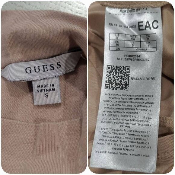 GUESS Mock Neck Tank(M002) -Size S for Women - Picture 7 of 8